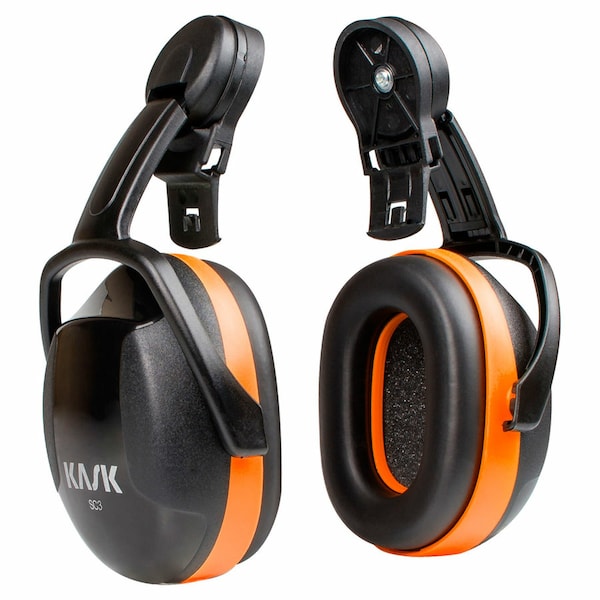 Kask SC3 Orange Ear Defenders (fits Super Plasma & Zenith Helmets) 38148 - main